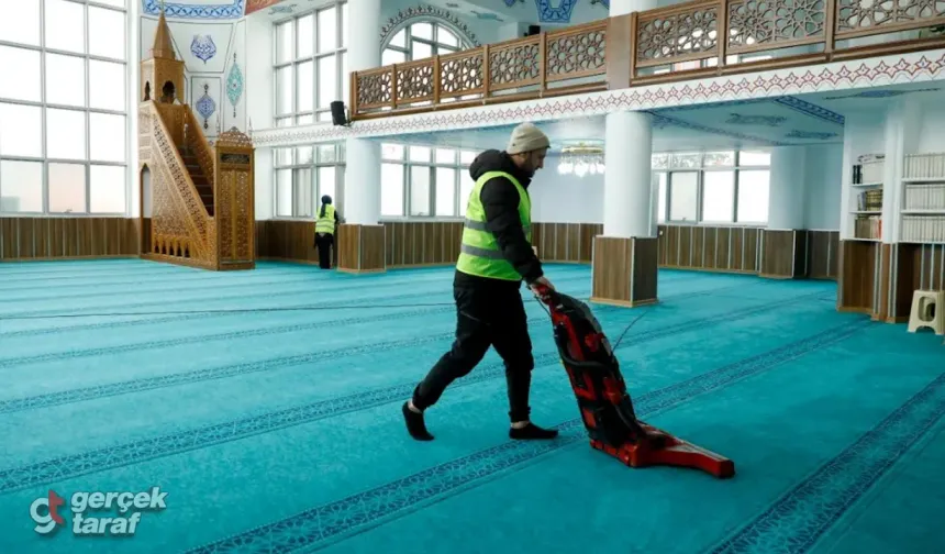 Samsun İlkadım’da İbadethaneler Ramazan Ayı Öncesi Temizleniyor