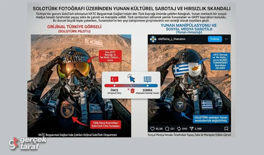 Manipüle Yunan! Solo Türk fotoğrafını yapay zekayla değiştirip sahiplendiler