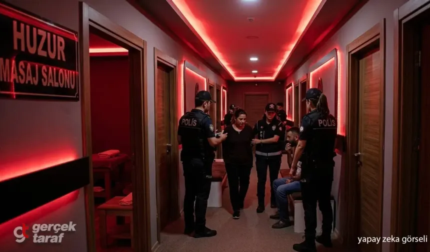 Samsun Atakum’da Masaj Salonuna Fuhuş Operasyonu