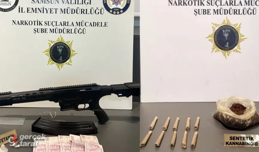 Samsun'da Eş Zamanlı Narkotik Operasyon: 8 Gözaltı