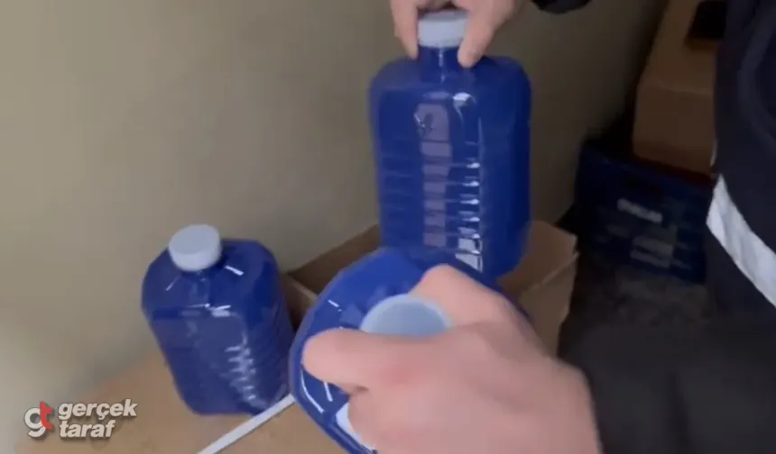 Samsun'da sahte içki operasyonu! 70 litre etil alkol ele geçirildi