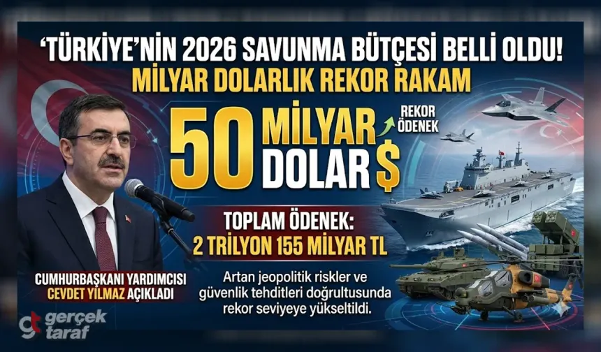 Türkiye'nin 2026 savunma bütçesi ne kadar oldu, kaç milyar dolar?