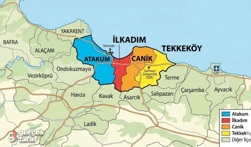 Samsun İlçelerinin Ekonomik Performansı: Atakum Zirvede