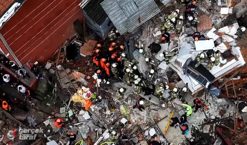 Fatih Ayvansaray’da Bina Çökmesi: Patlamanın Nedeni Henüz Belirlenemedi, 7 Kişi Kurtarıldı