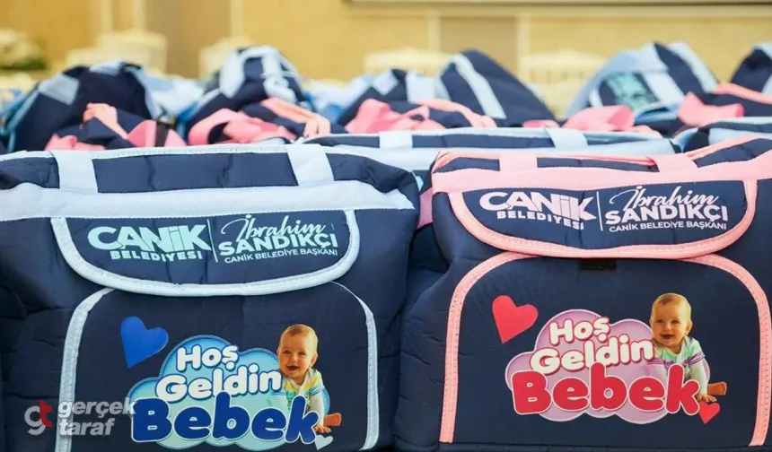Canik'te Ailelere 6 Bin TL, Anne Adaylarına Bebek Paketi