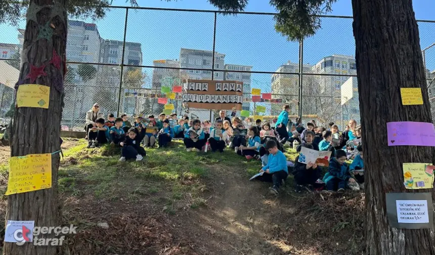 Kütüphaneler Haftası’nda Öğrenciler Samsun'da Kitapla Buluştu