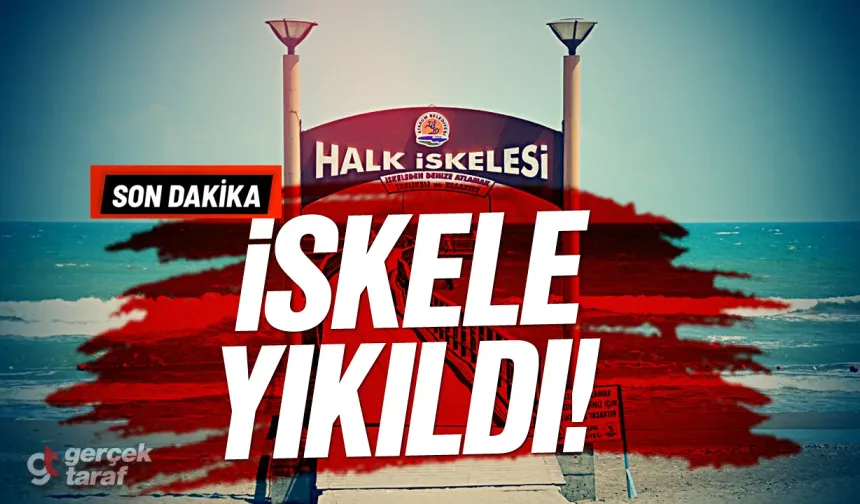 Samsun Atakum Halk İskelesi Yıkıldı