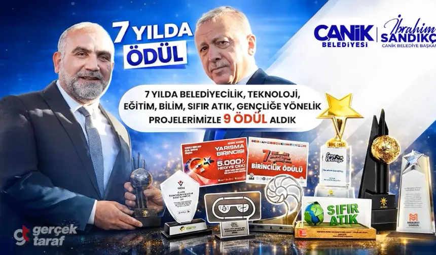 Samsun Canik Belediyesi’ne 7 Yılda 9 Ödül: Başkan İbrahim Sandıkçı Projeleri Anlattı