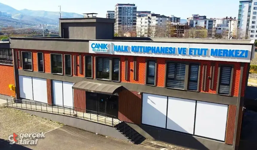 Canik Halk Kütüphanesi Gençlerin ve Çocukların Buluşma Noktası