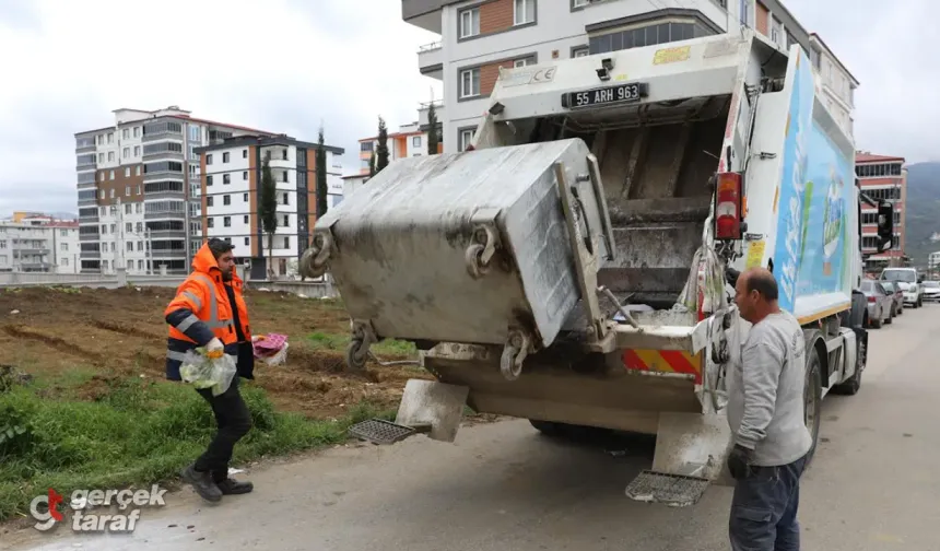 Samsun İlkadım Belediyesi Sokakları Temizliyor