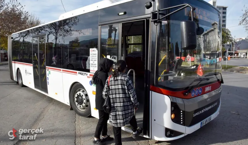 Samsun’da Toplu Taşımada Rekor