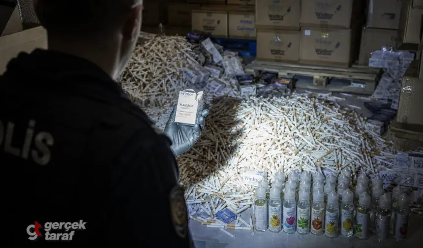 Samsun Atakum’da Kaçak Sigara Operasyonu