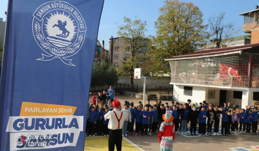 Samsun'da Okul Bahçeleri Şenlendi: 92 Bin Çocuk Geleneksel Oyunlarla Buluştu