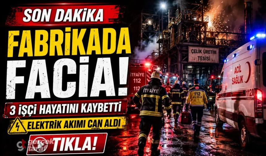 Samsun Yeşilyurt Demir Çelik Fabrikası'nda 3 İşçi Öldü