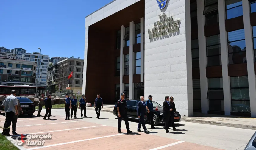 Samsun Valisi Tavlı Atakum'da Güvenlik Tedbirlerini İnceledi!