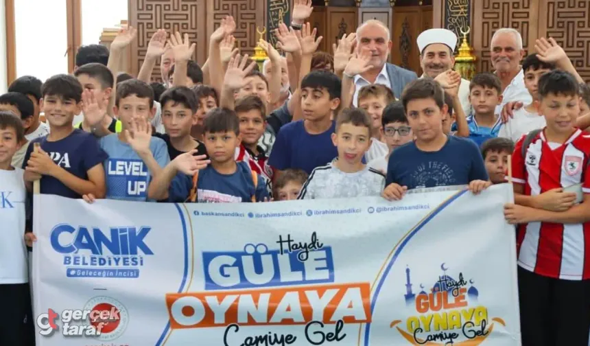 Canik’te “Haydi Güle Oynaya Camiye Gel” Projesi 5. Yılında