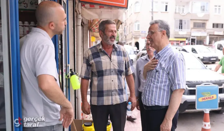 İhsan Kurnaz Saitbey'de Esnafın Nabzını Tuttu