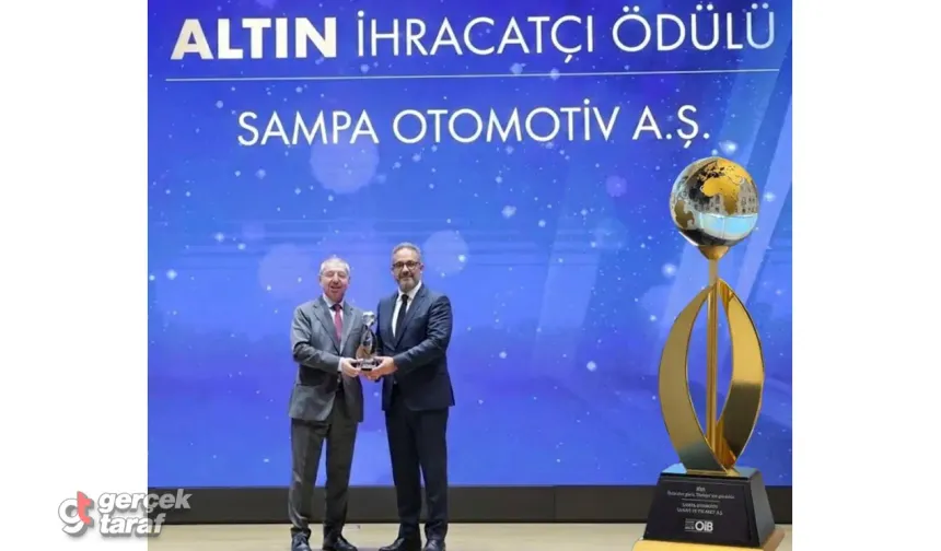SAMPA OİB'den "Altın İhracatçı" Ödülünü Yeniden Kazandı