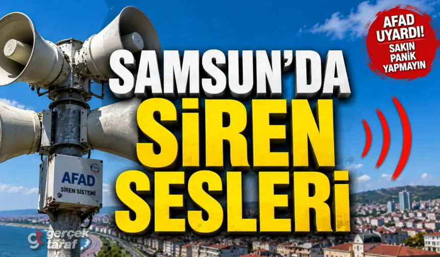 Samsun Genelinde Bugün Saat 14.30’da Sirenler Çalacak!