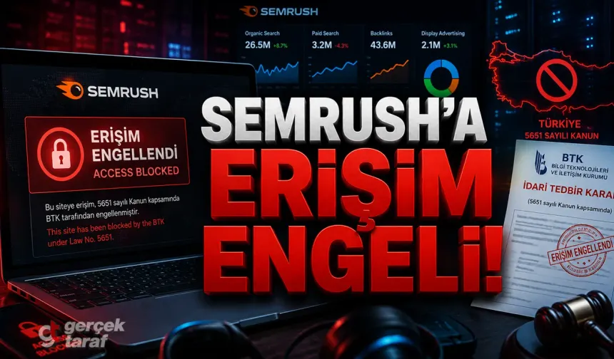 Yasa Dışı Bahis Gerekçesiyle Semrush.com'a Erişim Engellendi!