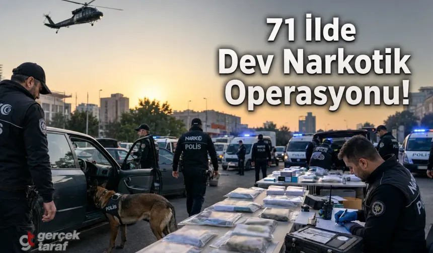 71 İlde Dev Narkotik Operasyonu