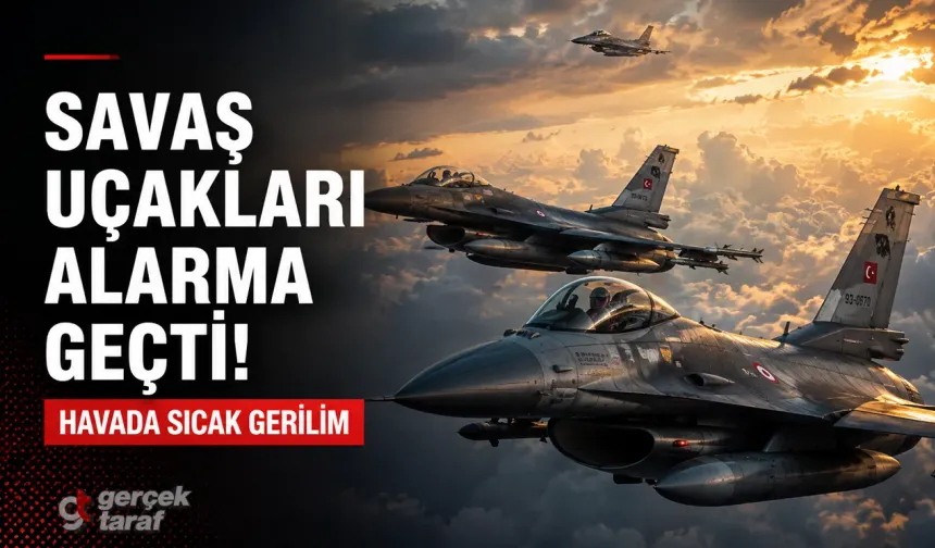İsrail jetleri sınıra yaklaşınca Türk uçakları alarma geçti