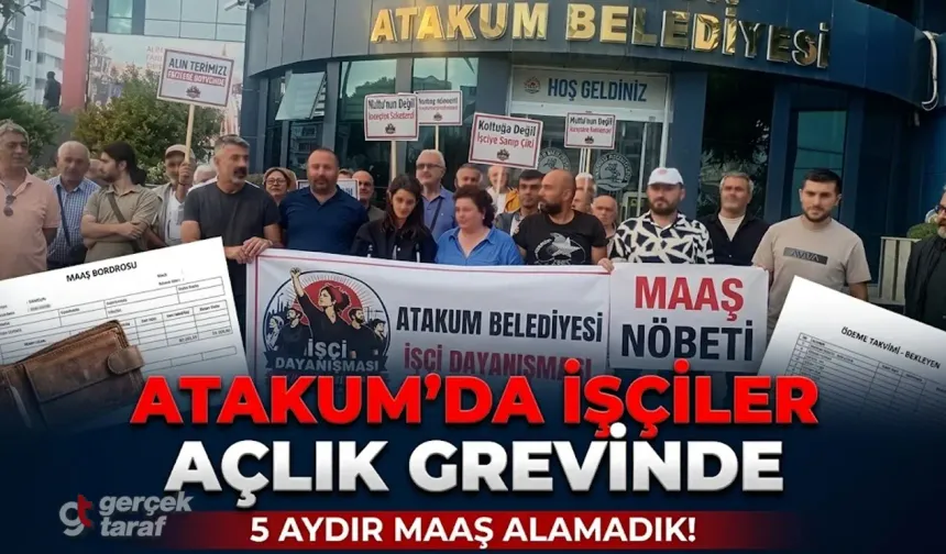 Samsun Atakum Belediyesi işçileri açlık grevine başladı