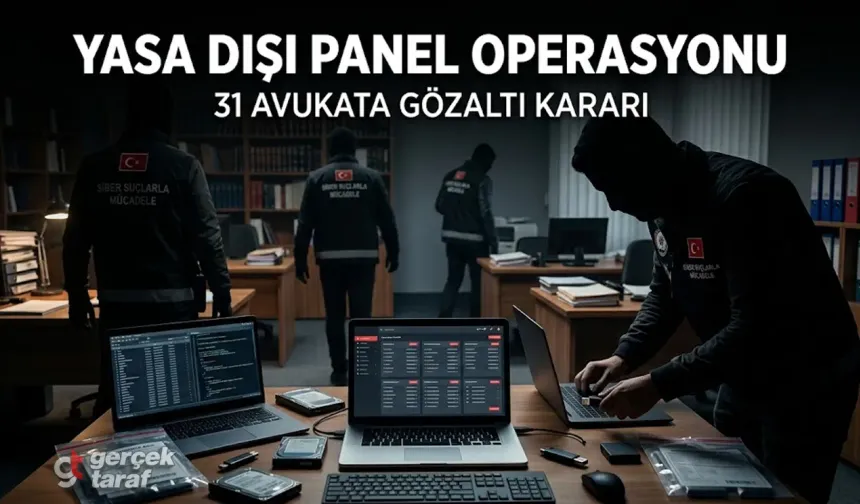 Panel operasyonu, 31 avukata gözaltı, 39 büroda arama