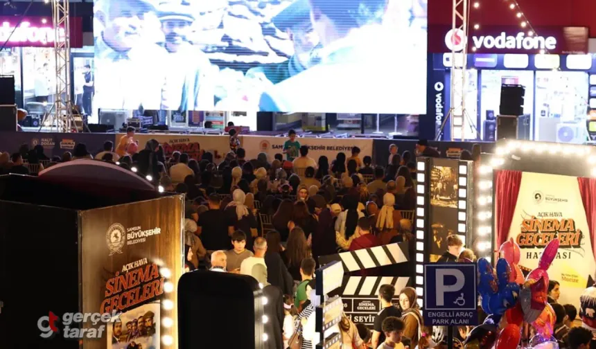 Samsun'da Açık Hava Sinema Geceleri Tamamlandı