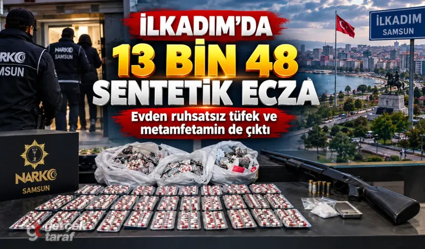Samsun’da 3 Kişinin Kaldığı Eve Polis Girdi, 3 Gözaltı