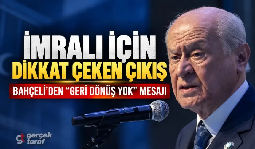 Bahçeli’den “Terörsüz Türkiye” mesajı: “Geri dönüş yok, sözümüz söz”