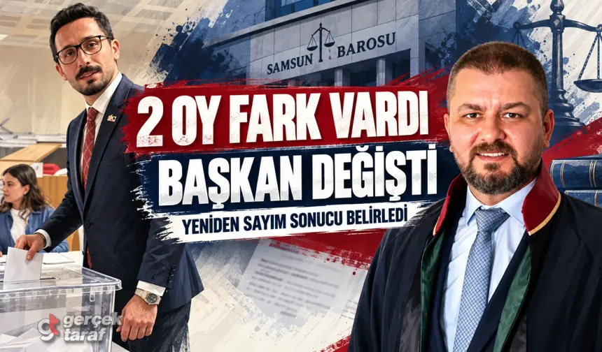 Samsun Barosu seçiminde sonuç değişti: Başkan Kutluhan Gökçe oldu