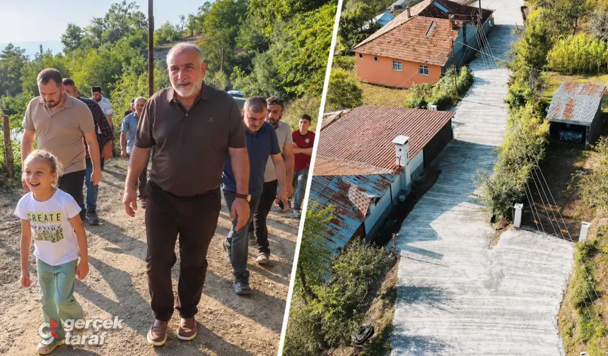 Samsun'da 8 yaşındaki Aysima istedi, yolu 2 günde yapıldı