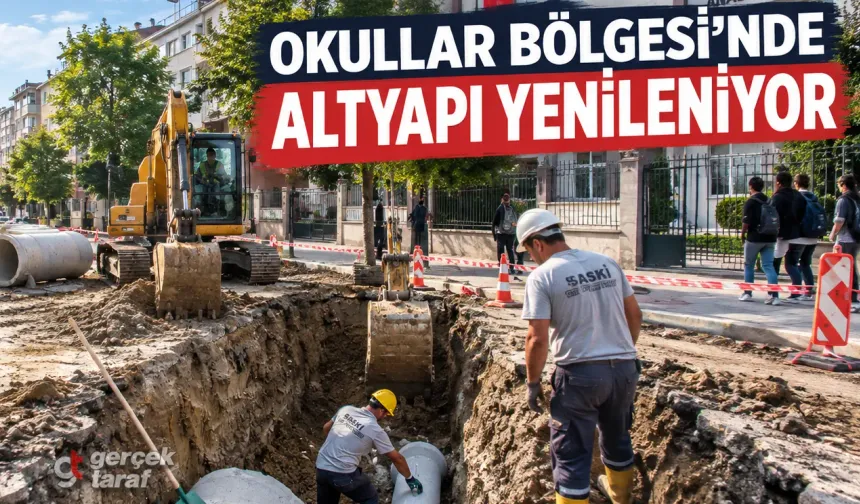 Samsun İlkadım Okullar Bölgesi’nde altyapı yenileniyor