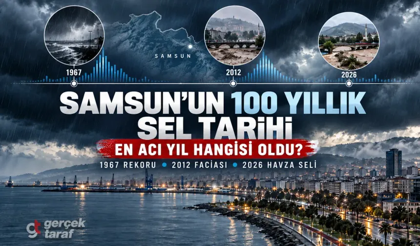 Samsun'un 100 yıllık sel felaketleri