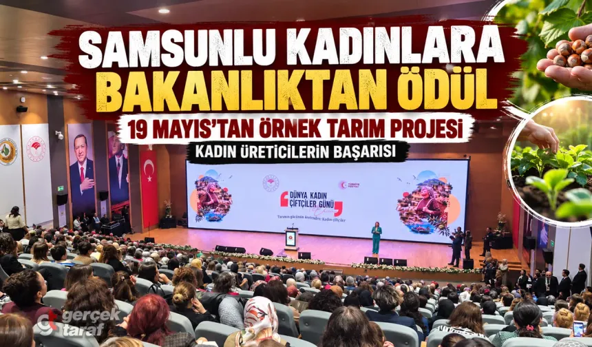 Samsun’un “19 Mayıs’ın Kadınları İlk Adımı Atıyor” projesine Bakanlıktan ödül
