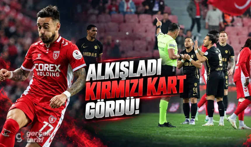 Samsunspor'da Afonso Sousa Şoku! Alkışladı, Kırmızı Kart Gördü