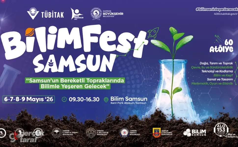 Samsun’da Bilim Şöleni Başlıyor: BİLİMFEST 2026 Kapılarını Açıyor!