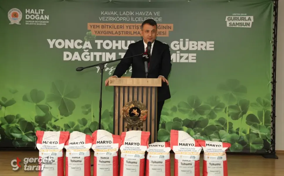 Samsun Büyükşehir’den çiftçiye 15 milyon TL’lik destek