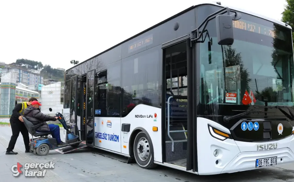 Samsun Büyükşehir'den Engelsiz Turizm Otobüsü