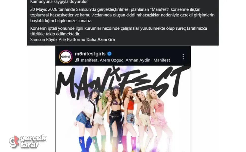 Samsun Büyük Aile Platformu Manifest Konserinin İptali İçin Girişim Başlattı