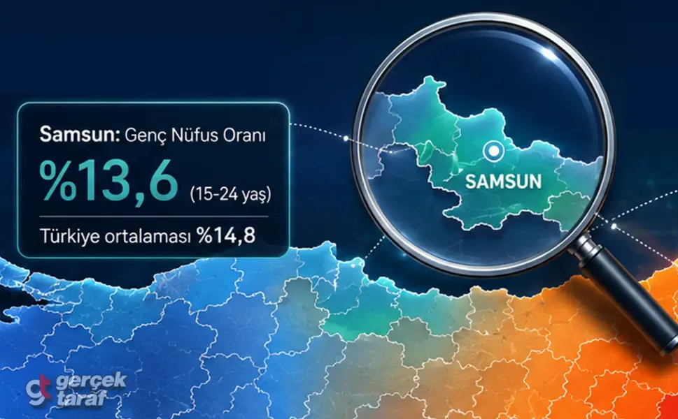 Samsun’un Gençlik Haritası: Karadeniz’de Genç Nüfus Oranı Türkiye Ortalamasının Altında