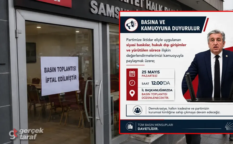 CHP Samsun'da Son Dakika: Merakla Beklenen Basın Toplantısı İptal Edildi