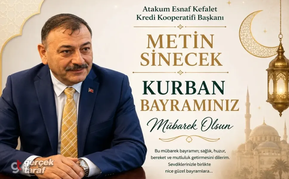 Atakum Esnaf Kefalet Kooperatifi Başkanı Sinecek'ten Kurban Bayramı Mesajı