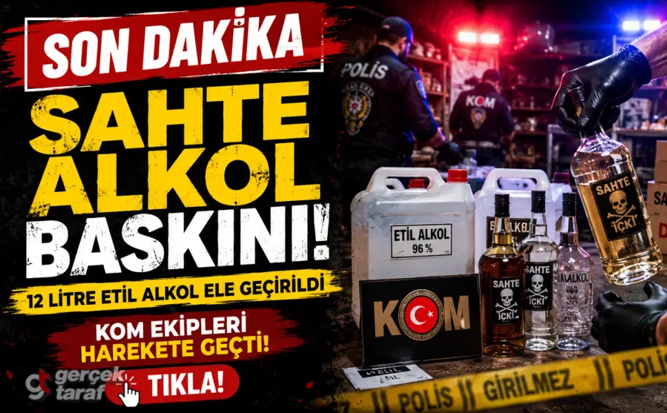 Samsun İlkadım’da sahte içki baskını
