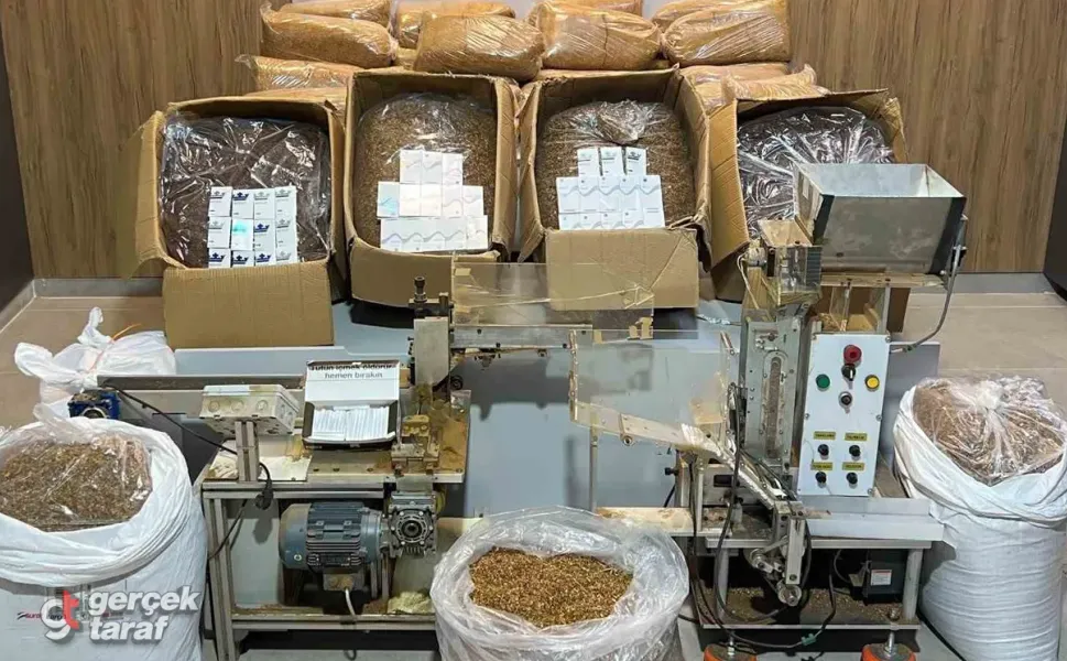 Samsun Atakum’da Kaçak Sigara Üretimine Polis Darbesi: 275 Kilo Tütün Ele Geçirildi