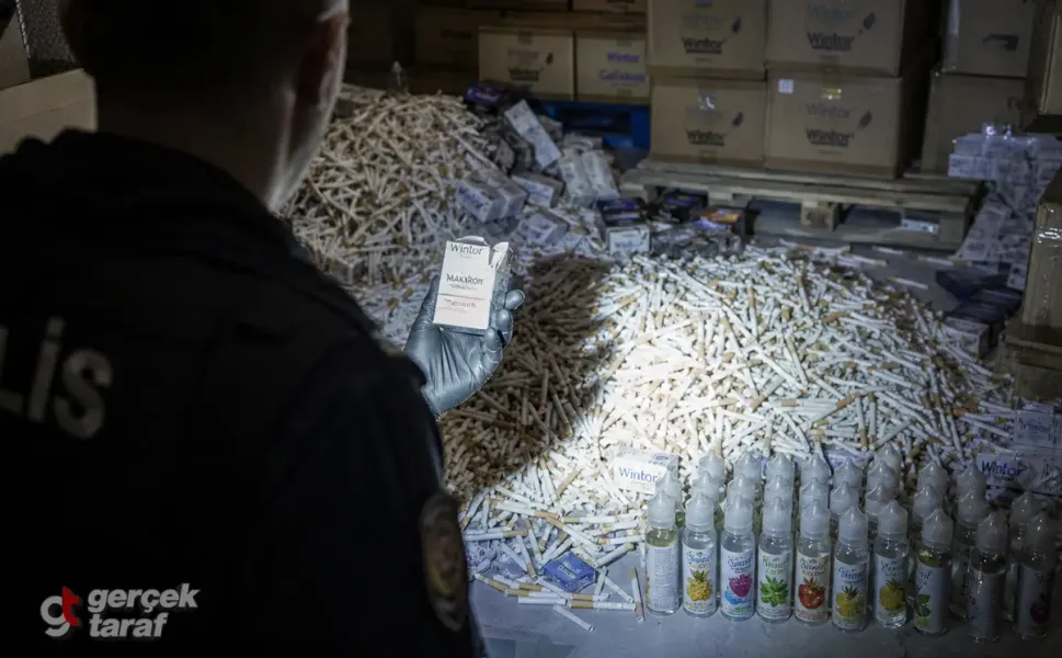 Samsun Atakum’da Kaçak Sigara Operasyonu