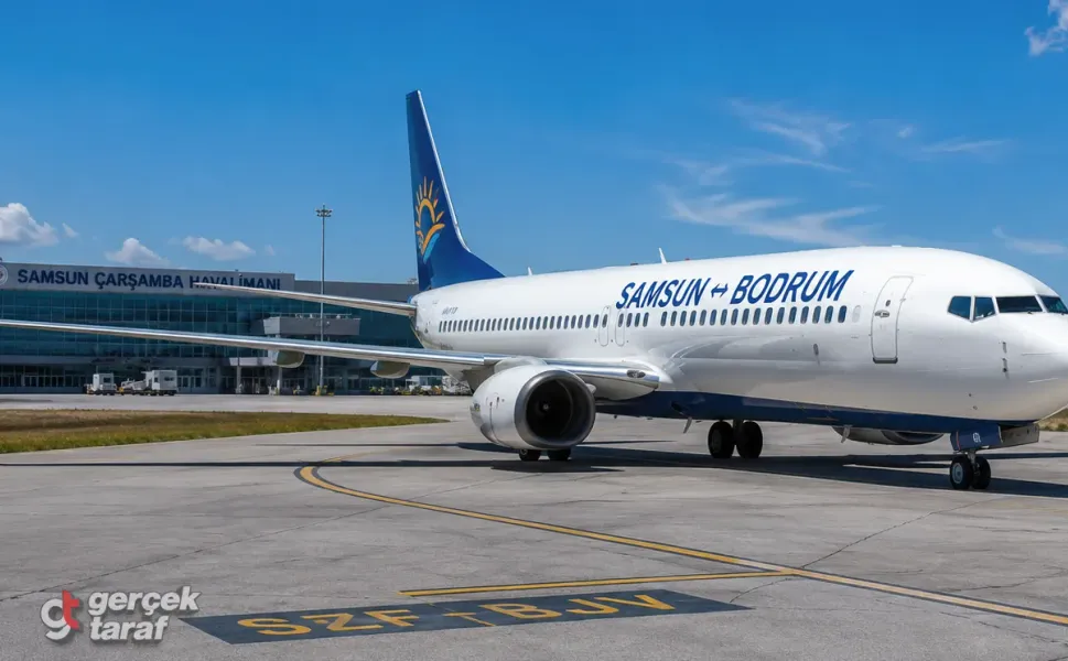 Samsun-Bodrum Direkt Uçak Seferleri Uçuşları 3 Temmuz’da Başlıyor