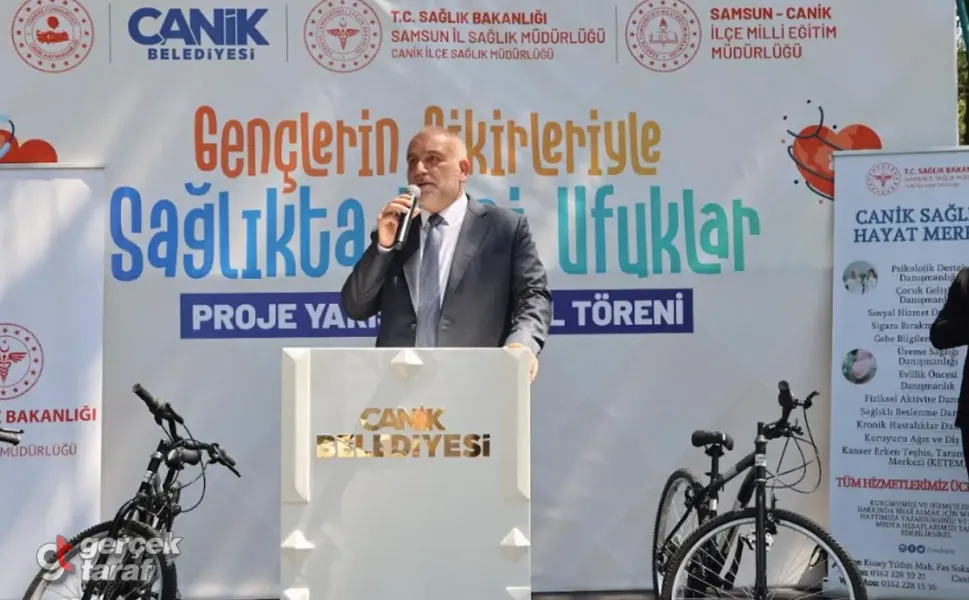 Canik'te Gençlerin Sağlık Projeleri Ödüllendirildi