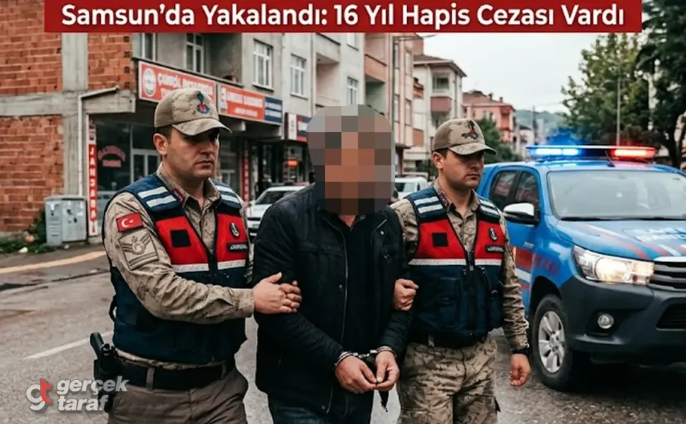 Samsun’da Uyuşturucu Hükümlüsü Jandarmaya Yakalandı